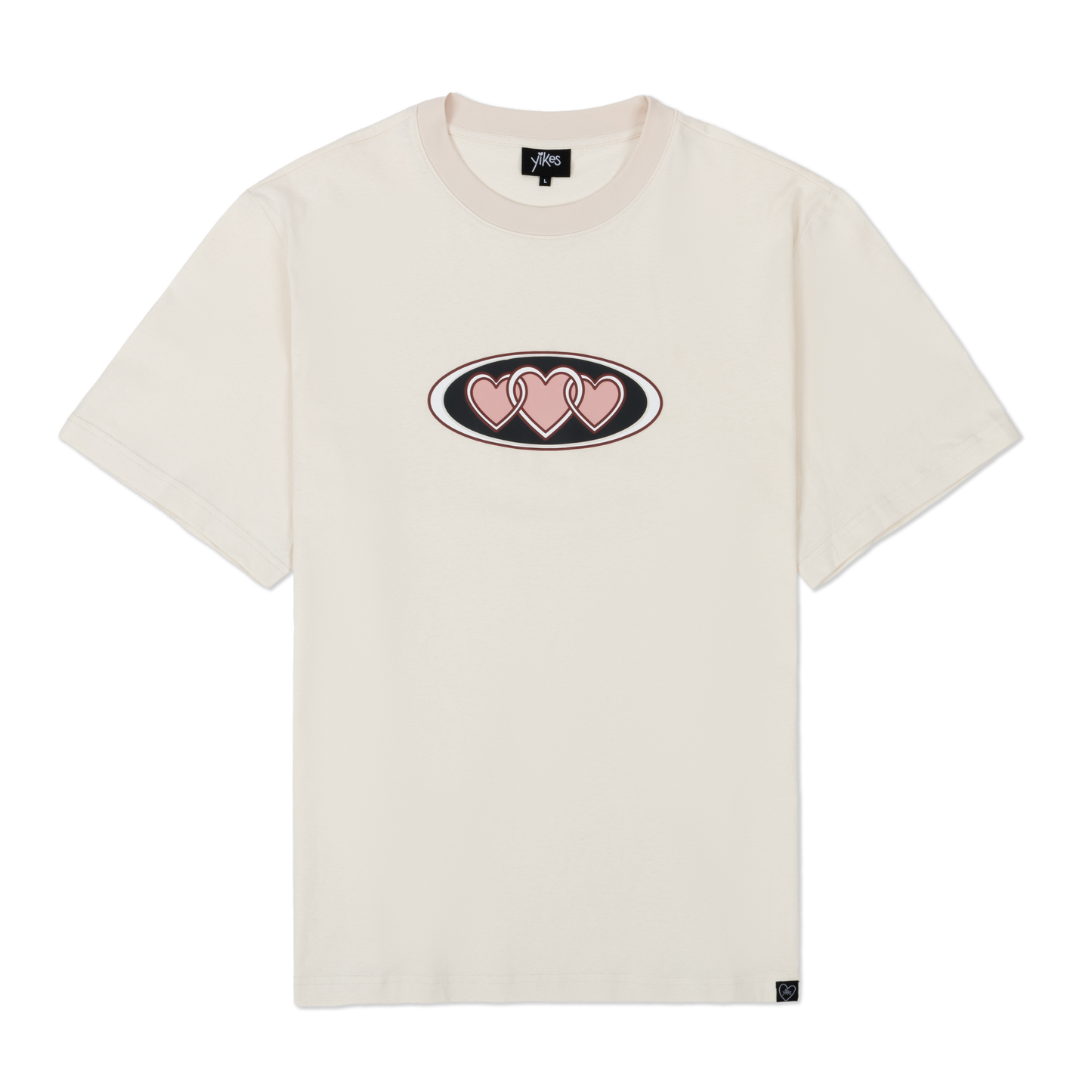 Tee of Hearts - Beige